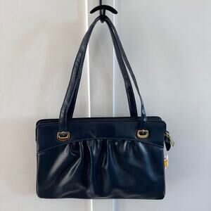 Vintage Navy Shoulder Bag Purse